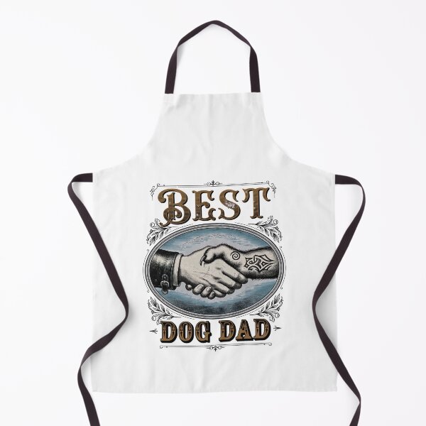 Item preview, Vintage Best Dog Dad Werewolf Handshake designed and sold by SoyLamderma.
