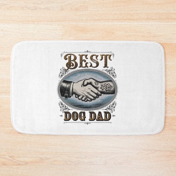 Item preview, Vintage Best Dog Dad Werewolf Handshake designed and sold by SoyLamderma.
