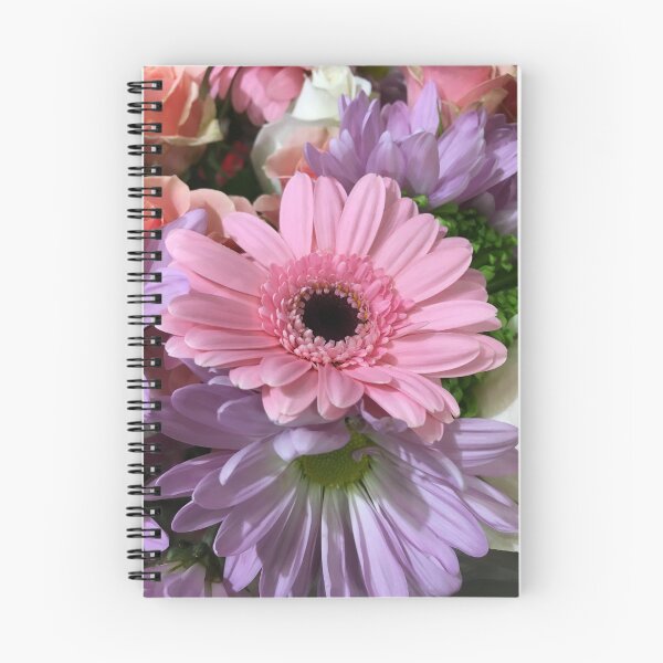 Item preview, Summer Flower Garden Purple and Pink Daisies designed and sold by MellowCat.