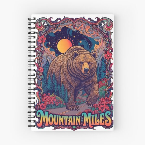 Item preview, Mountain Miles – The Spirit of the Wild designed and sold by Skyrocketz.