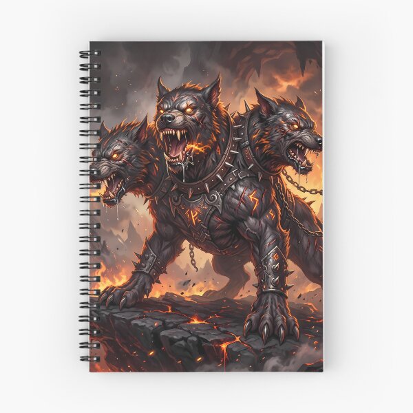 Item preview, Cerberus Three Headed Hellhound Gates Of Hades designed and sold by ART ATTACK ZONE.