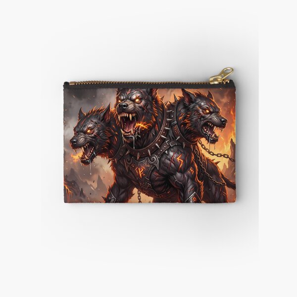 Item preview, Cerberus Three Headed Hellhound Gates Of Hades designed and sold by ART ATTACK ZONE.