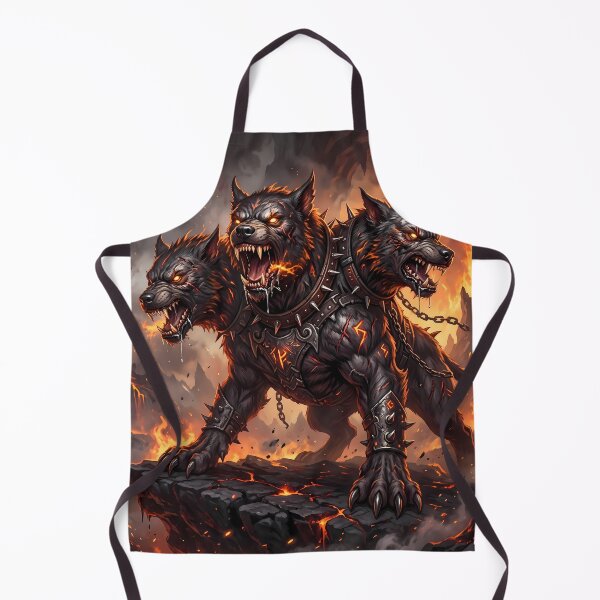 Item preview, Cerberus Three Headed Hellhound Gates Of Hades designed and sold by ART ATTACK ZONE.