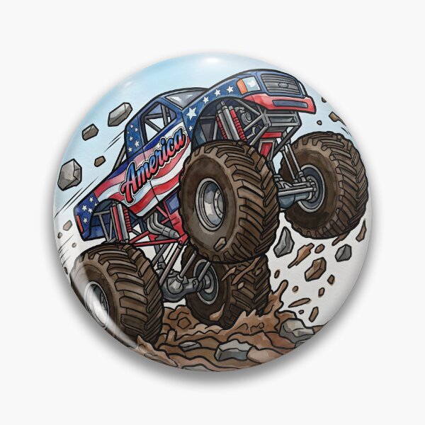 Item preview, Monster Truck Mud Wheelie - full designed and sold by jlStopMedia.