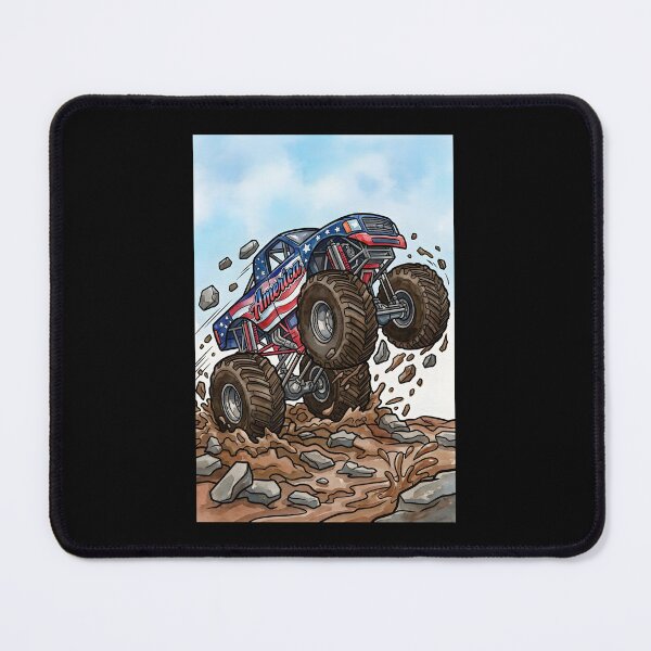 Item preview, Monster Truck Mud Wheelie - full designed and sold by jlStopMedia.