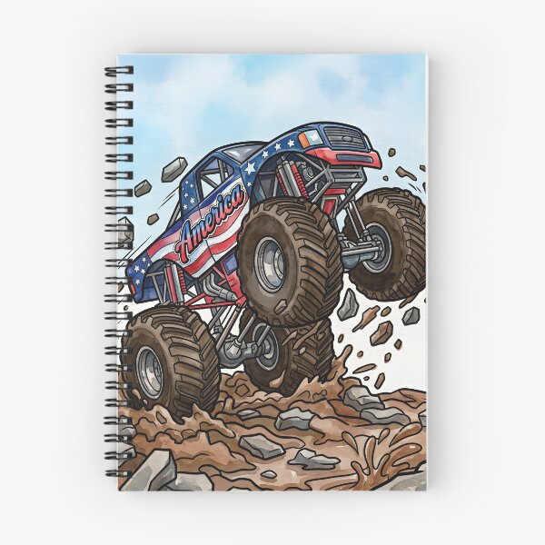 Item preview, Monster Truck Mud Wheelie - full designed and sold by jlStopMedia.