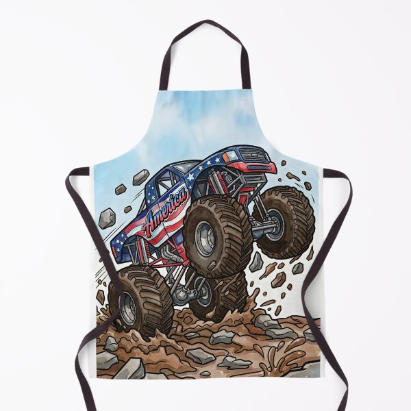 Item preview, Monster Truck Mud Wheelie - full designed and sold by jlStopMedia.