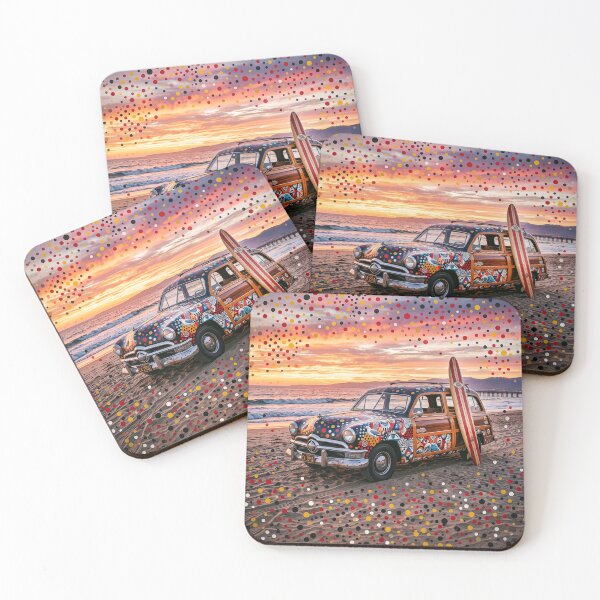 Item preview, Pop Art Surfers Beach Station Wagon designed and sold by Home Decor Art.