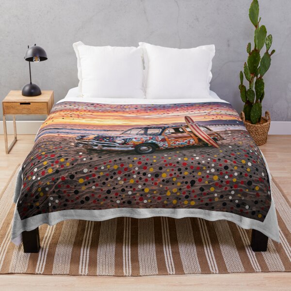 Item preview, Pop Art Surfers Beach Station Wagon designed and sold by Home Decor Art.
