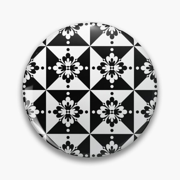 Item preview, Regal Black and White Larger Print Alternating Floral Bowties designed and sold by Here's To Endless Possibilities.