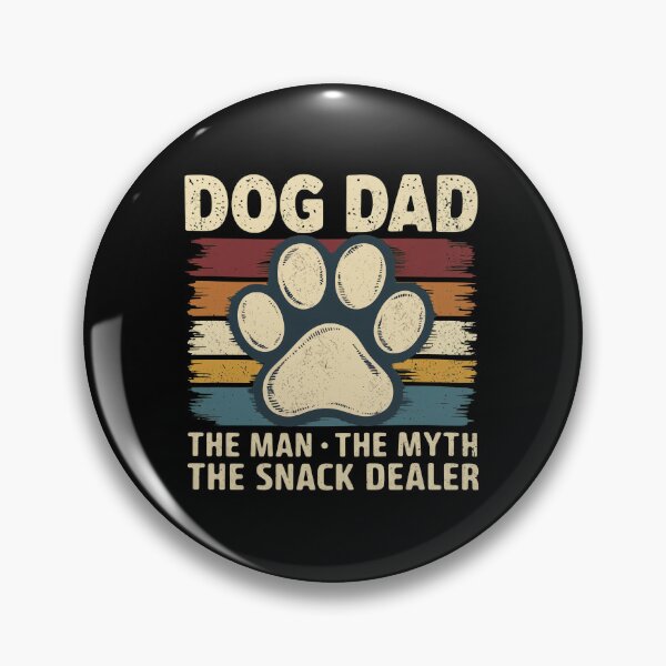 Item preview, Dog Dad The Man Myth Snack Dealer Retro designed and sold by SoyLamderma.