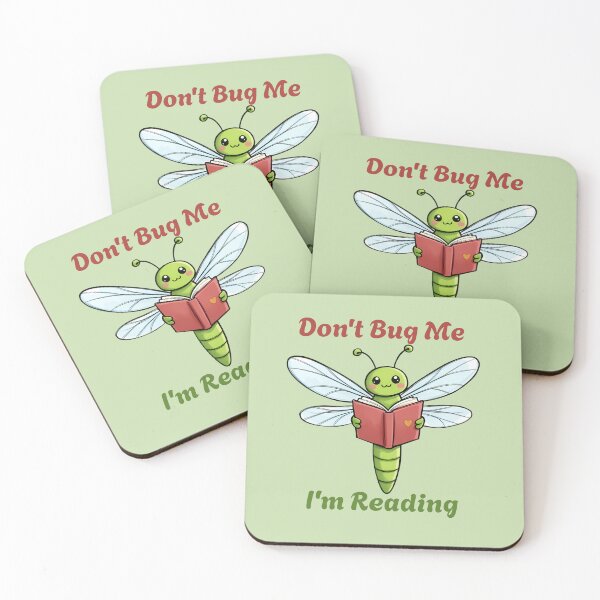 Item preview, Dragonfly Reader, Don't Bug Me I'm Reading designed and sold by WrenAndWhimsy.