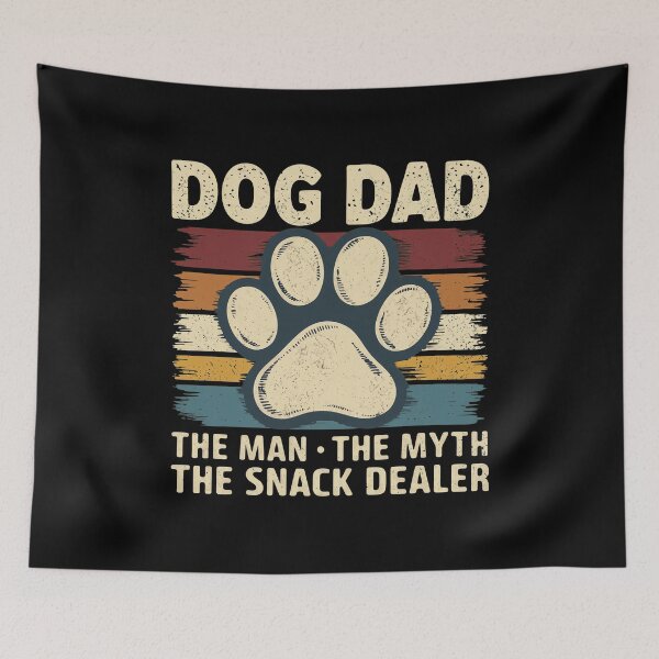 Item preview, Dog Dad The Man Myth Snack Dealer Retro designed and sold by SoyLamderma.
