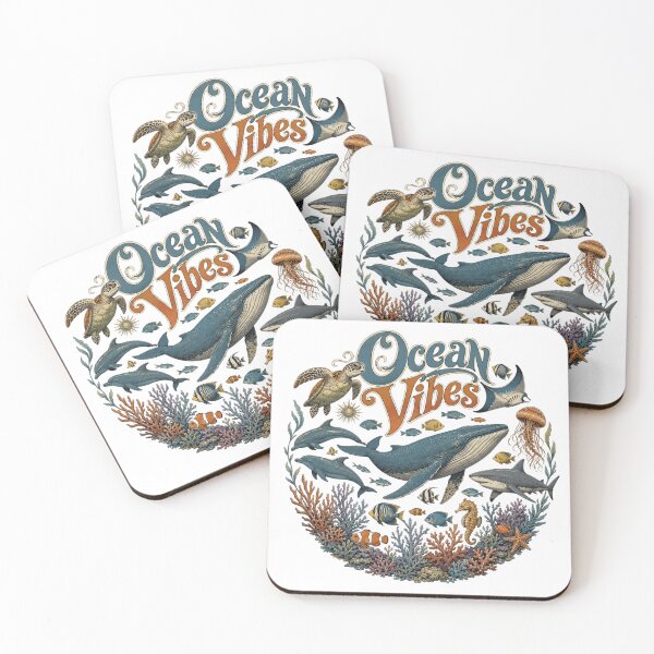 Item preview, Ocean Vibes – A Vintage Marine Life Adventure designed and sold by bloomrocketz.
