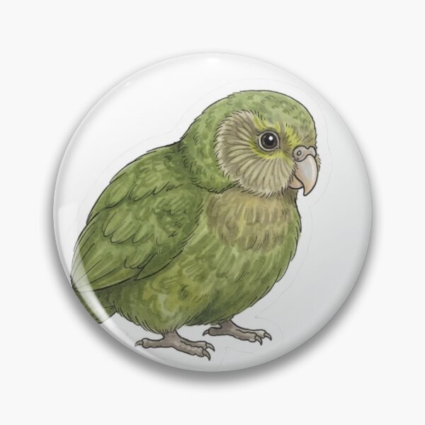 Item preview, Kākāpō Sticker | New Zealand Native Bird designed and sold by ToiKiri.