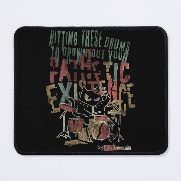 Item preview, Sarcastic Drummer Cat Existential Meme designed and sold by IAPICTURE.