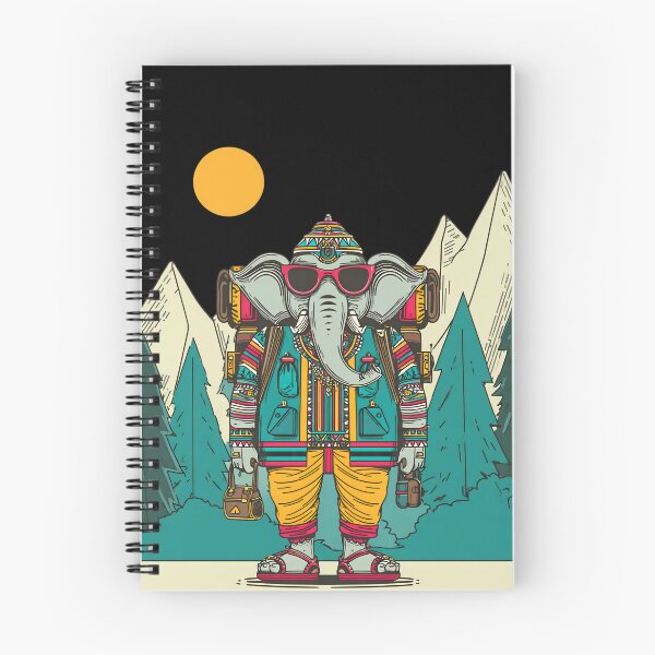 Item preview, Cool Streetwear Elephant Hiker Mountain Pop Art designed and sold by PANNARUK THAILAND.
