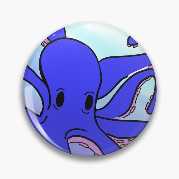 Item preview, Blue Octopus in Black Frame designed and sold by JoyfulRVA.