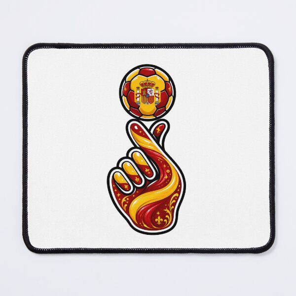 Item preview, Spain Football Finger Spin Art | La Roja Soccer Fan Design | Spanish Flag Football Gift | FIFA World Cup | UEFA Euro T-Shirt | Sticker & Sports Wall Art designed and sold by thesmilngnature.