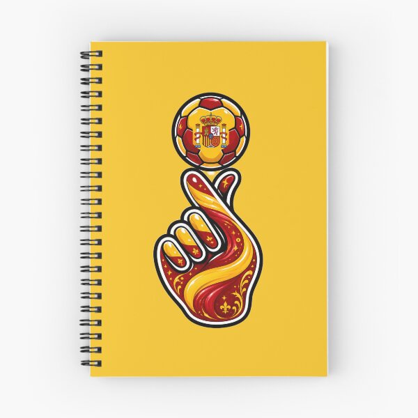 Item preview, Spain Football Finger Spin Art | La Roja Soccer Fan Design | Spanish Flag Football Gift | FIFA World Cup | UEFA Euro T-Shirt | Sticker & Sports Wall Art designed and sold by thesmilngnature.