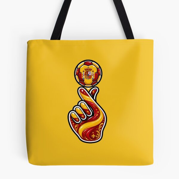 Item preview, Spain Football Finger Spin Art | La Roja Soccer Fan Design | Spanish Flag Football Gift | FIFA World Cup | UEFA Euro T-Shirt | Sticker & Sports Wall Art designed and sold by thesmilngnature.