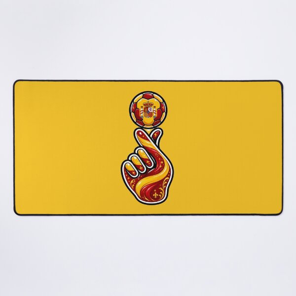 Item preview, Spain Football Finger Spin Art | La Roja Soccer Fan Design | Spanish Flag Football Gift | FIFA World Cup | UEFA Euro T-Shirt | Sticker & Sports Wall Art designed and sold by thesmilngnature.