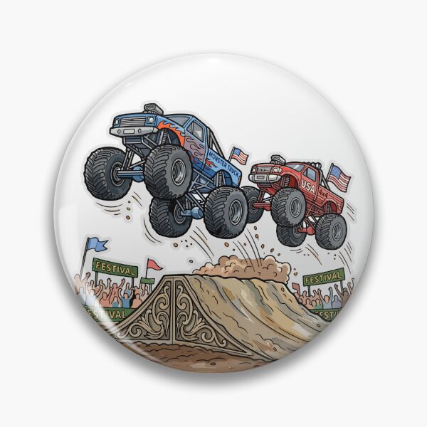 Item preview, Monster Trucks Soaring - opt 1 designed and sold by jlStopMedia.