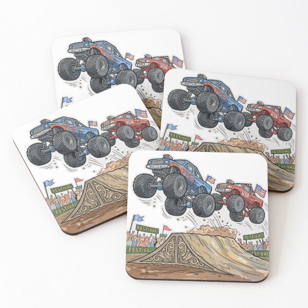 Item preview, Monster Trucks Soaring - opt 1 designed and sold by jlStopMedia.