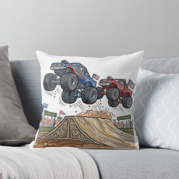 Item preview, Monster Trucks Soaring - opt 1 designed and sold by jlStopMedia.