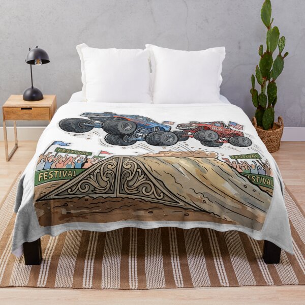 Item preview, Monster Trucks Soaring - opt 1 designed and sold by jlStopMedia.