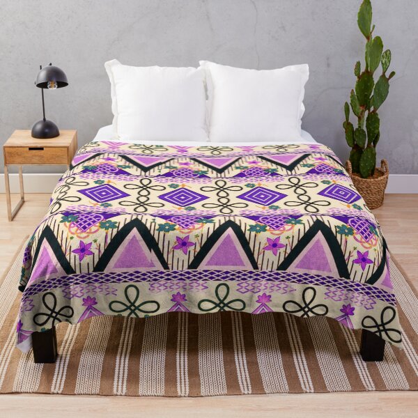 Item preview, Boho Folk Art Lavender designed and sold by Dancingrabbit Studio.
