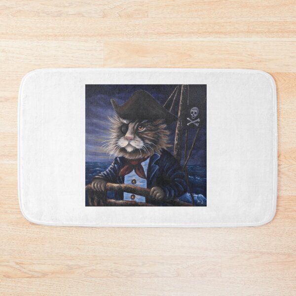 Item preview, Pirate Cat Captain Art  designed and sold by ginettearts.