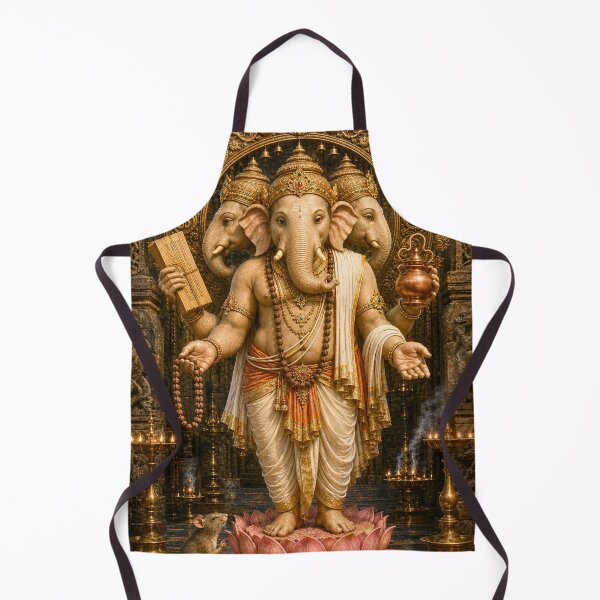 Item preview, 32 Forms of Ganapati Series – Dwija Ganapati: The Twice-Born Lord of Sacred Wisdom | Museum-Quality Hindu Fine Art designed and sold by Homyar.