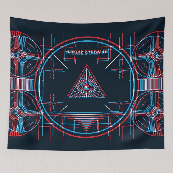 Item preview, Illuminati Stand By 3D - Dark designed and sold by animinimal.