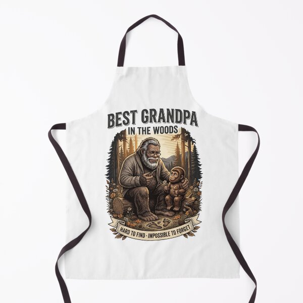 Item preview, Best Grandpa in the Woods Bigfoot and Baby Sasquatch designed and sold by Roy & Tiffany.
