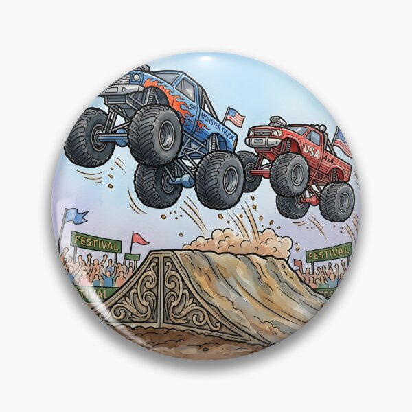 Item preview, Monster Trucks Soaring - opt 2 designed and sold by jlStopMedia.