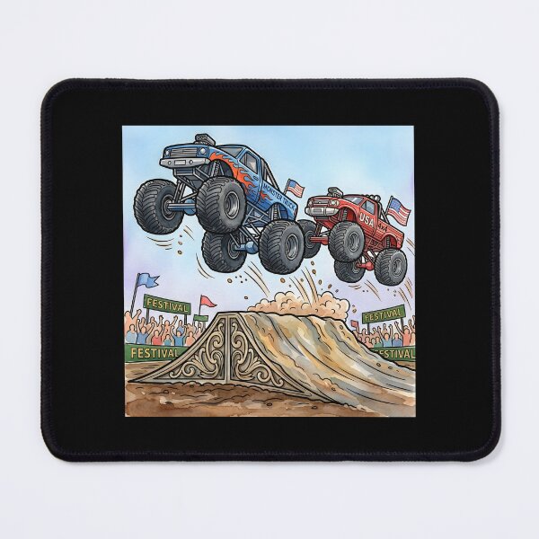 Item preview, Monster Trucks Soaring - opt 2 designed and sold by jlStopMedia.