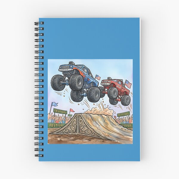 Item preview, Monster Trucks Soaring - opt 2 designed and sold by jlStopMedia.