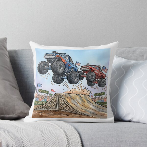 Item preview, Monster Trucks Soaring - opt 2 designed and sold by jlStopMedia.