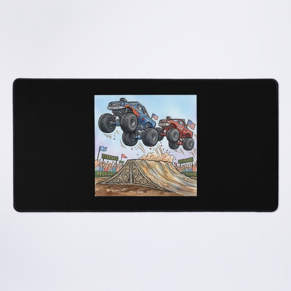 Item preview, Monster Trucks Soaring - opt 2 designed and sold by jlStopMedia.
