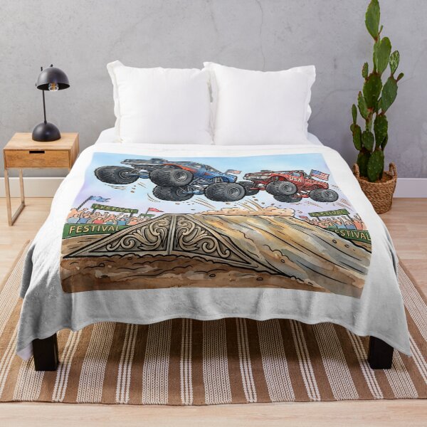 Item preview, Monster Trucks Soaring - opt 2 designed and sold by jlStopMedia.