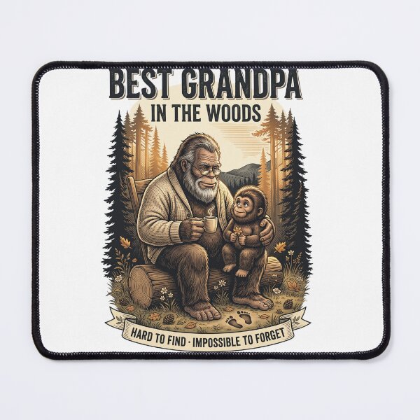 Item preview, Best Grandpa in the Woods Bigfoot Coffee with Grandcub designed and sold by Roy & Tiffany.