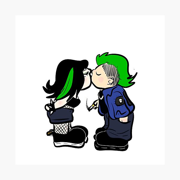 Item preview, Punks in Love designed and sold by HeadHauntShow.