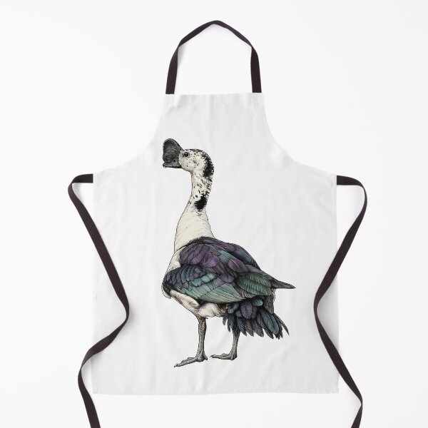 Item preview, illustrations of male knob-billed duck in a vintage natural history book designed and sold by wonderisland.