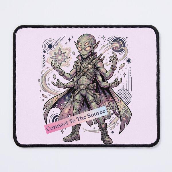 Item preview, Connect To The Source Cosmic Alien Mystic Art designed and sold by rich-moda.