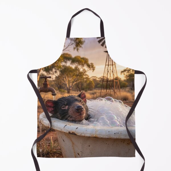 Item preview, Tasmanian Devil Enjoys a Bubble Bath designed and sold by Tridentulus.