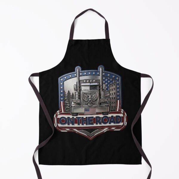 Item preview, On the Road Truck Driver Crest designed and sold by SartoYa.