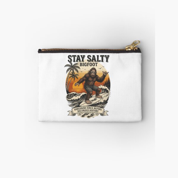 Item preview, Stay Salty Bigfoot Surfing Sunset Beach  designed and sold by Roy & Tiffany.
