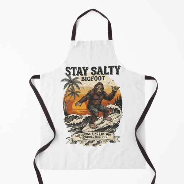 Item preview, Stay Salty Bigfoot Surfing Sunset Beach designed and sold by Roy & Tiffany.