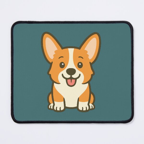 Item preview, Happy Sitting Corgi Dog designed and sold by pikes84.